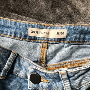 ASOS Denim 28” Light Wash
